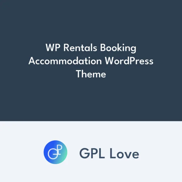 WP Rentals Booking Accommodation WordPress Theme
