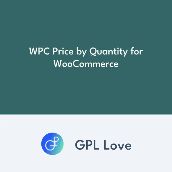 WPC Price by Quantity for WooCommerce WPC Price by Quantity for WooCommerce