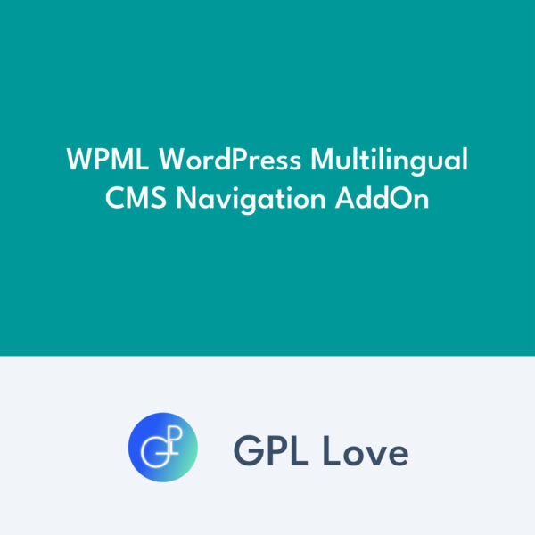 WPML WordPress Multilingual CMS Navigation AddOn WPML WordPress Multilingual CMS Navigation AddOn