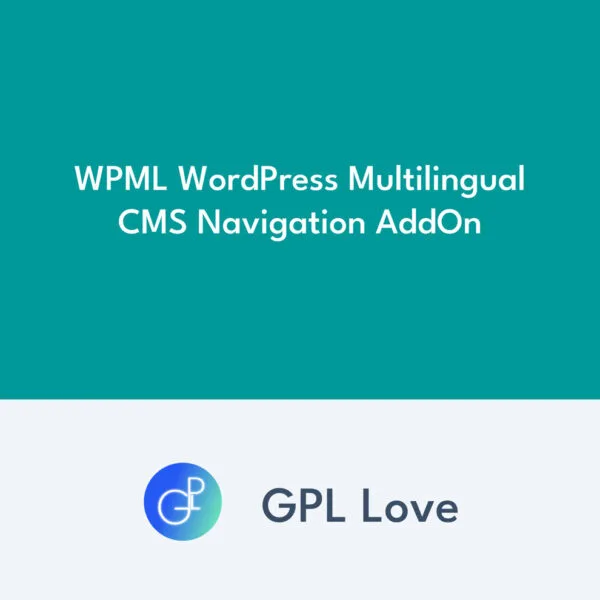 WPML WordPress Multilingual CMS Navigation AddOn WPML WordPress Multilingual CMS Navigation AddOn