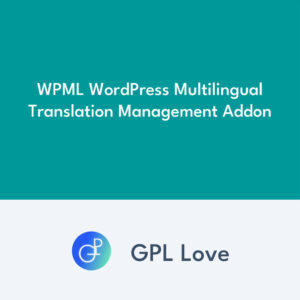 WPML WordPress Multilingual Translation Management Addon