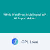 WPML WordPress Multilingual WP All Import Addon